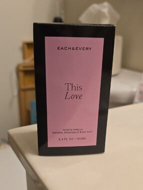 *NWOT*Each & Every This Love Rose & Vanilla Body Mist - Natural Fragrance
